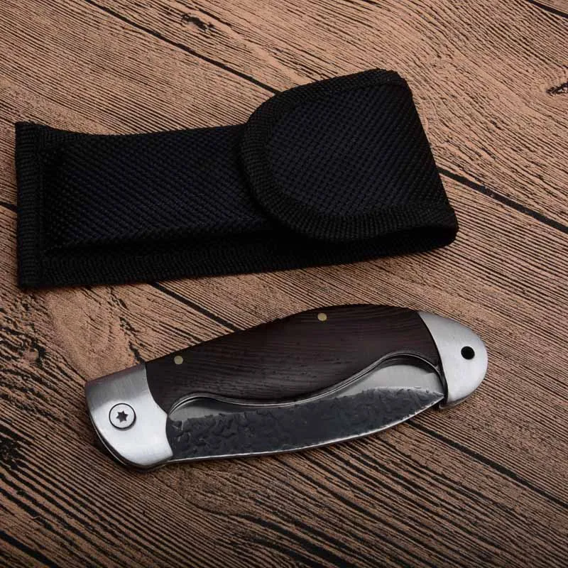 21 см(8,5 '') Тактический складной нож с цветной деревянной ручкой Duanda blade походные карманные ножи для выживания Инструменты для охоты на открытом воздухе ножи