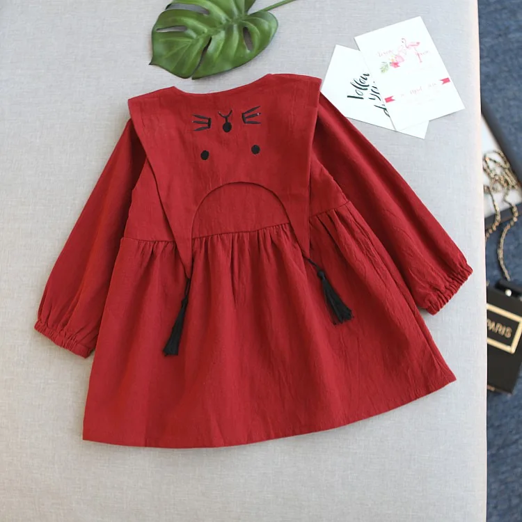 Платье для девочек Осень-зима 2018 детские платья платье принцессы с длинным