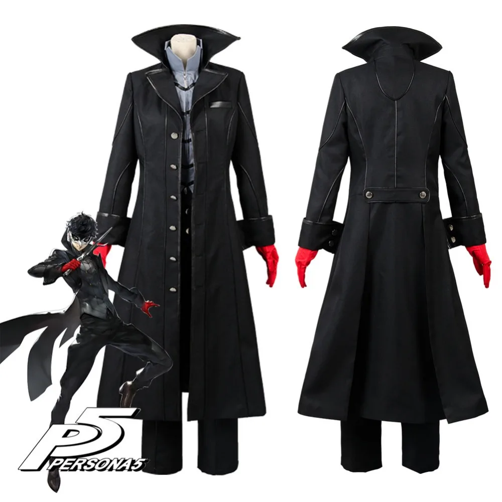 Костюм Джокера для косплея Persona 5 Мужская одежда взрослых Униформа полный костюм