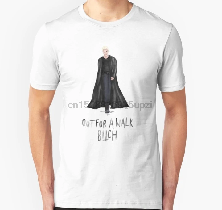 Мужская футболка с коротким рукавом Buffy The Vampire Slayer шипами для прогулок b # tch