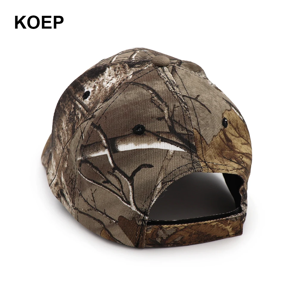 KOEP новый открытый джунгли Рыбалка Бейсбол шляпа Кепки Мужская камуфляжная для