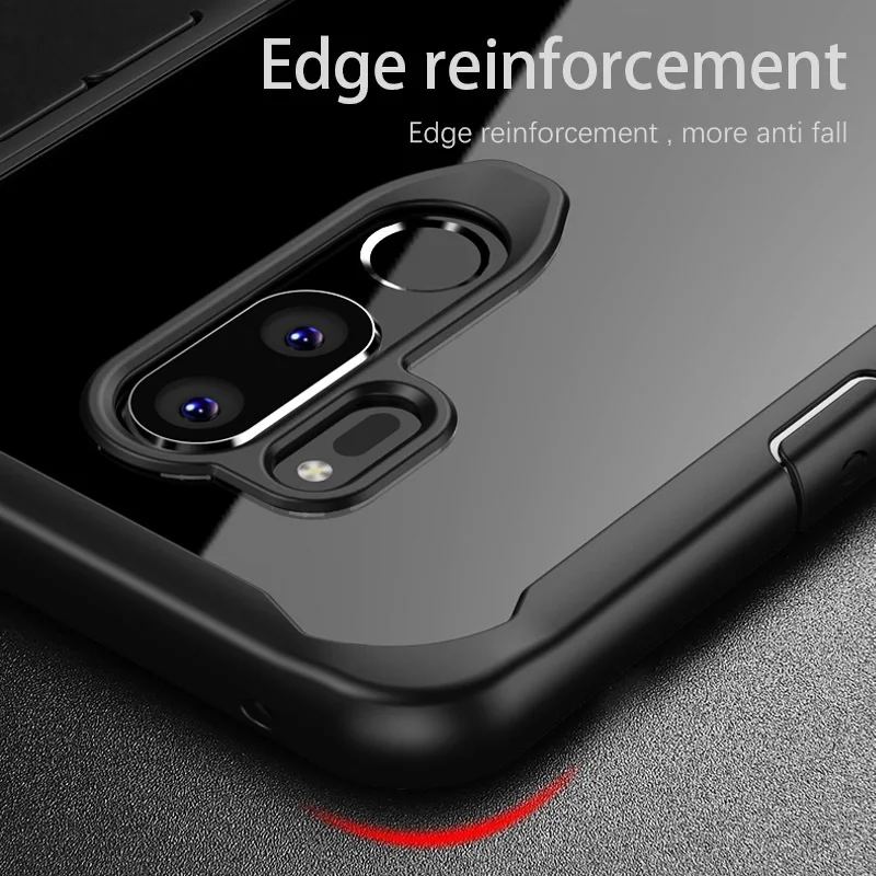 Роскошные Чехлы для мобильных телефонов LG g7 прозрачный защитный чехол 1