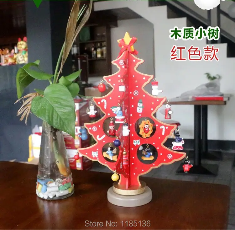 1 шт. Рождественский Подарок Таблица Елки Украшения Деревянный Рождественская