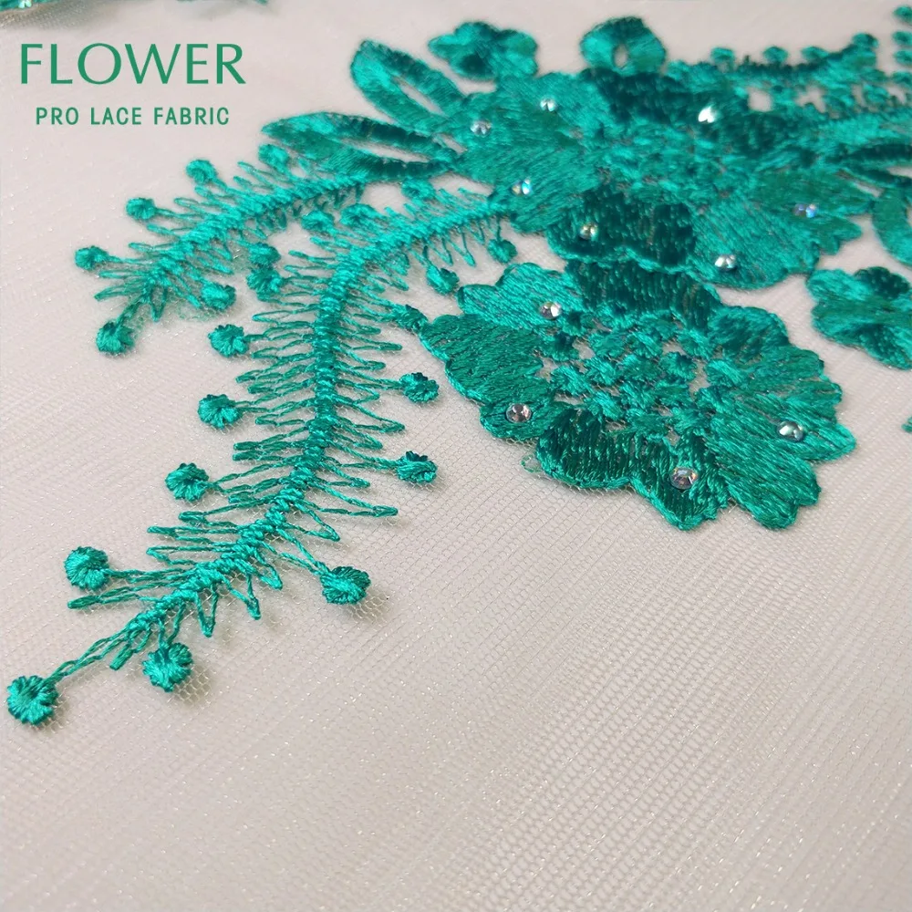 Стразы стильная французская сетчатая кружевная ткань специальная вышивка для