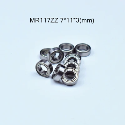 MR117 7-11-4 Миниатюрные серии MR-63-74-85-93-95-105-106-115-117-126-128-137-148 ZZ Meatal тип уплотнения Подшипники 50 шт./упаковка - Цвет: MR117 7-11-4
