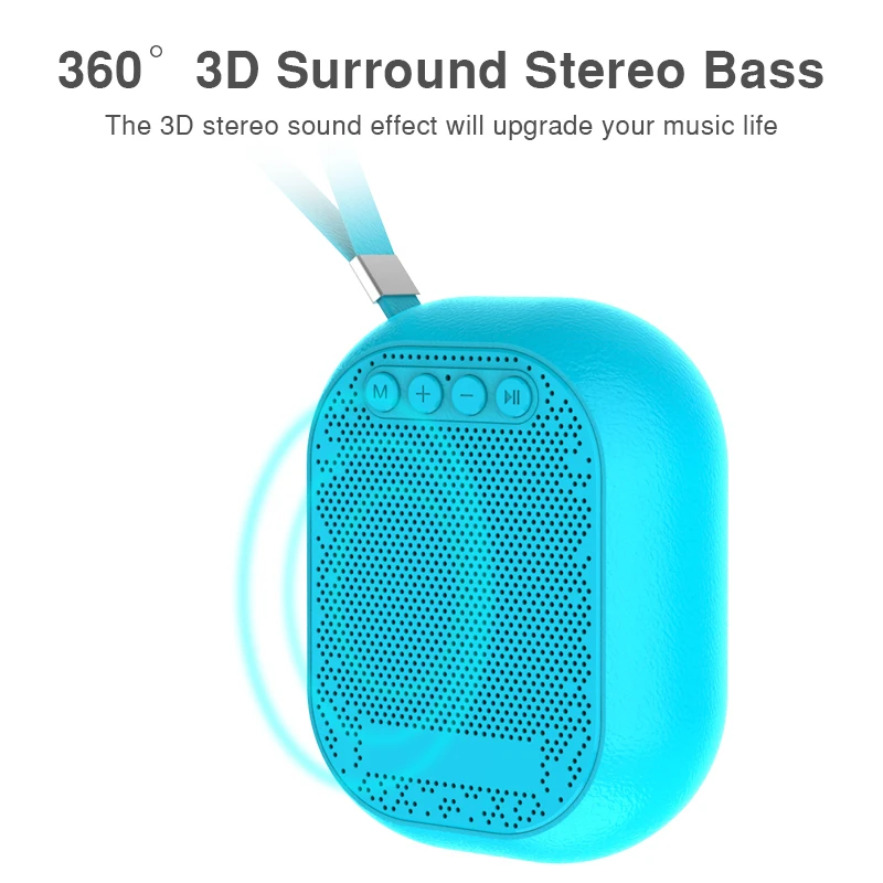 HIFI Портативная Беспроводная Bluetooth-колонка стерео звуковая коробка TF-карта