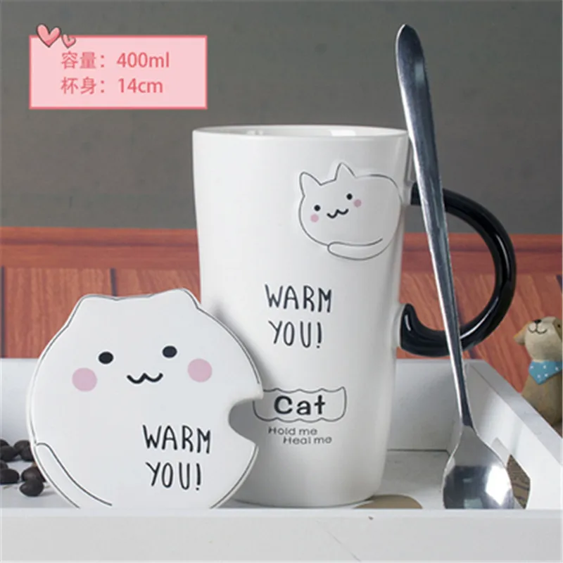 Красивая кружка кошка кружка caneca Criativa Filizanki Do Kawy кофейные кружки креативный Kubek Termiczny Tsse A кафе эмалированная Кружка