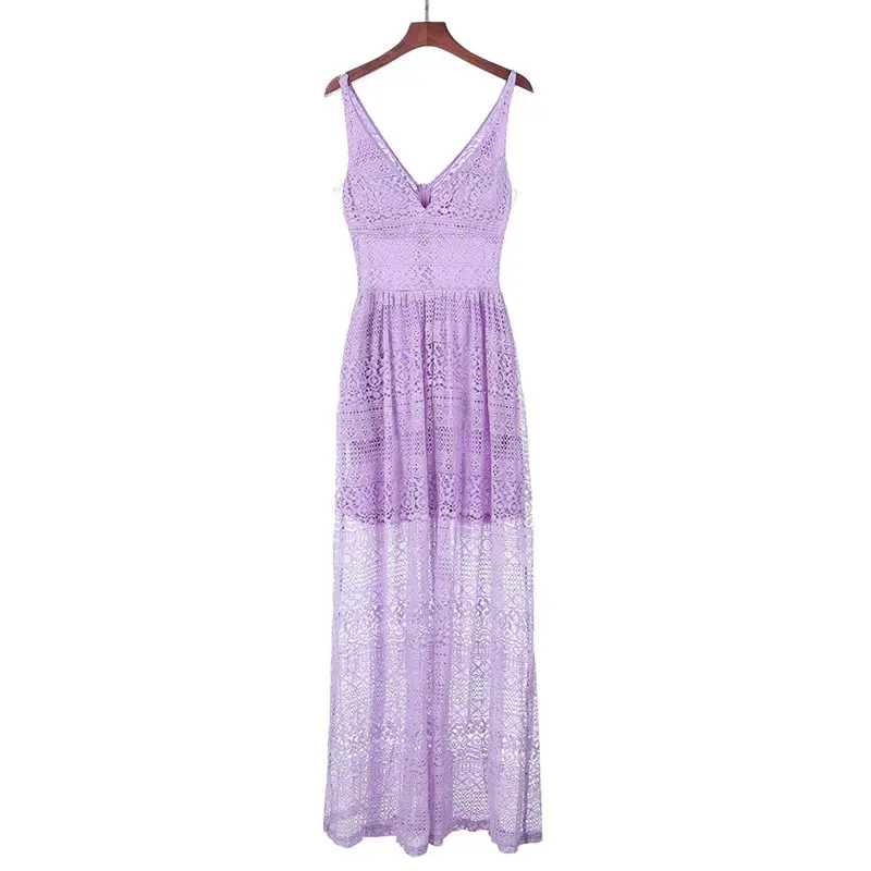 Летнее сексуальное повседневное пляжное богемное синее женское длинное платье