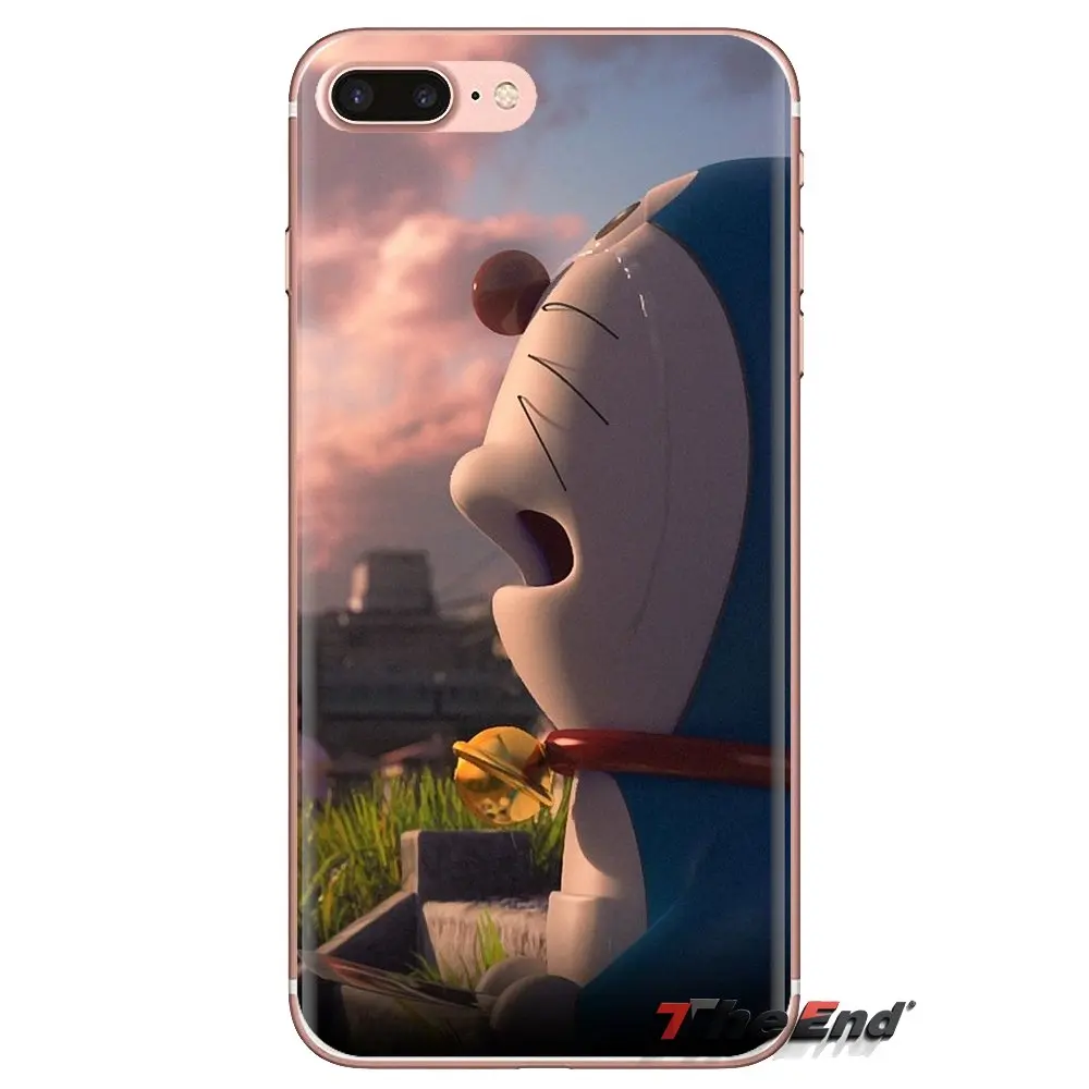 Прозрачные мягкие чехлы для Samsung Galaxy S3 S4 S5 Mini S6 S7 Edge S8 S9 S10 Plus Note 3 4 5 8 9 Doraemon |