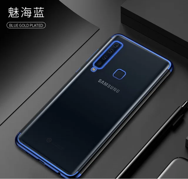 Olhveitra Чехлы для samsung Galaxy S10 плюс Lite A7 A9 2018 роскошный позолоченный мягкий чехол из