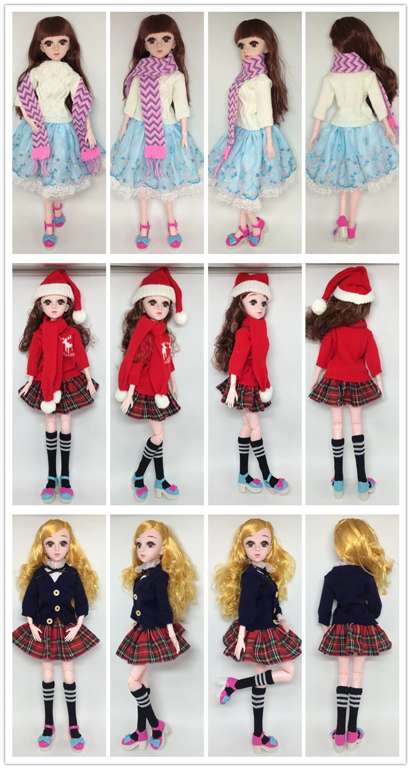 1/3 60 см BJD куклы с свитером ручной работы 21 подвижные шарнирные куклы игрушки Аксессуары Одежда для куклы игрушки для девочек