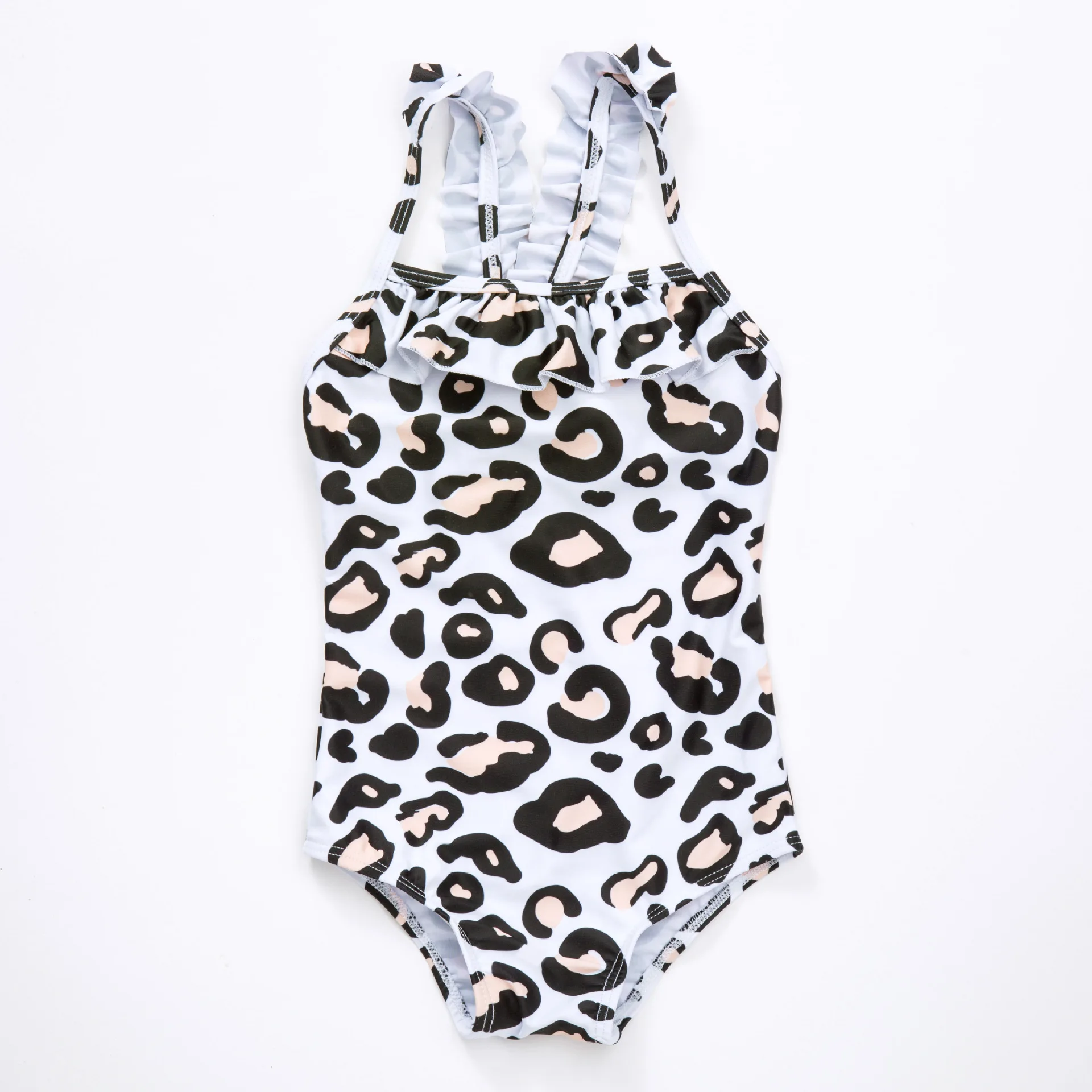 Летняя Пляжная Одежда леопардовый бикини Одинаковая одежда для семьи коллекция