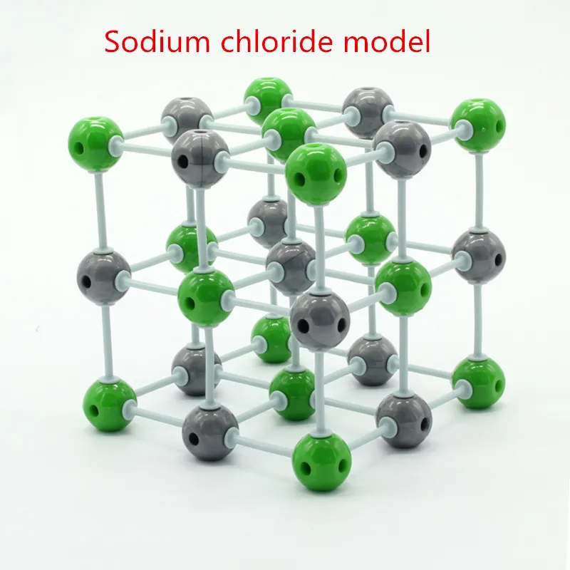 

Sodium Chloride Crystal Structure Model NaCl Chemical Molecular Model