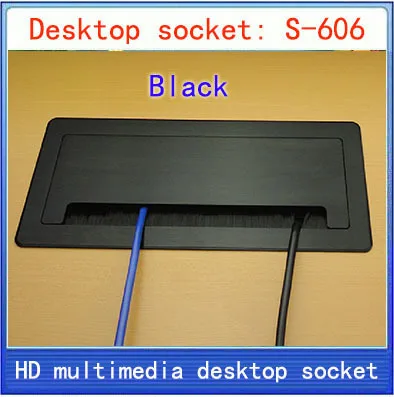 Настольные гнездо / алюминиевого сплава Видео аудио Микро hdmi Usb Rj45 сети