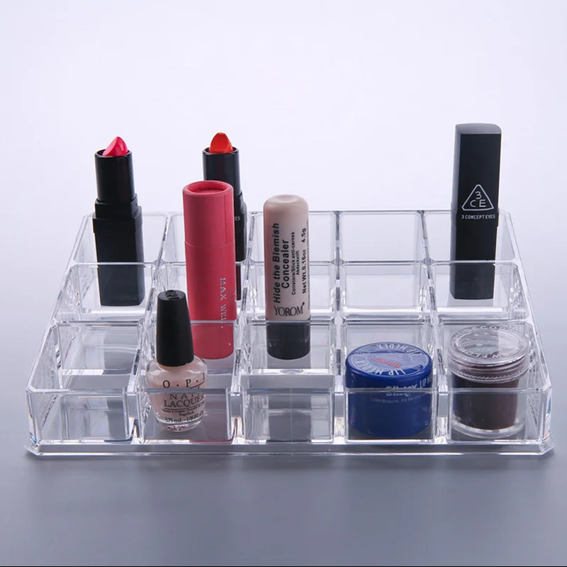 Акриловый 15 слот косметический макияж mac губные помады кисть лак для ногтей