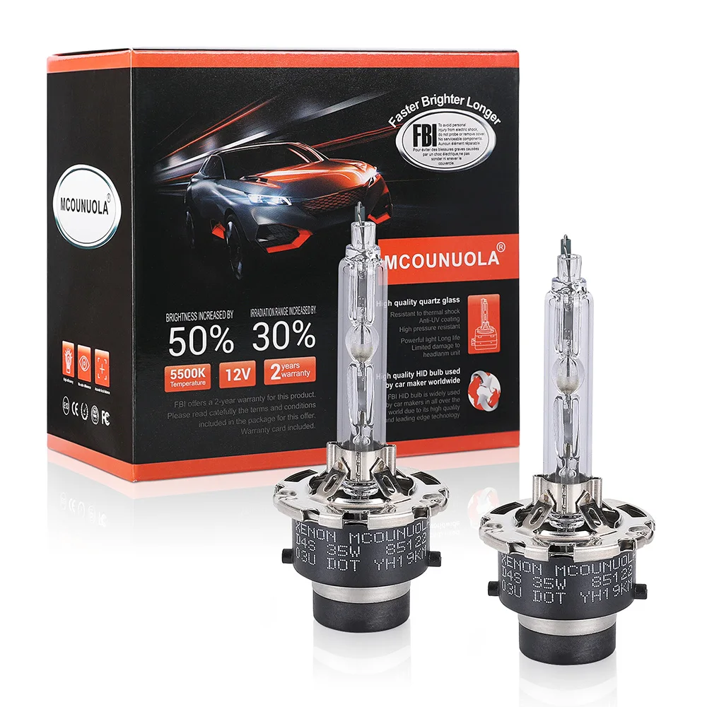 Ксеноновая фара D2S D2R D2C D2 HID ксеноновая лампа высокой яркости Биксеноновая линза