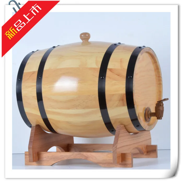 Дешевые Дубовые бочки 15 л для красного вина деревянные вина|wine fermenter|barrel fermentationwine