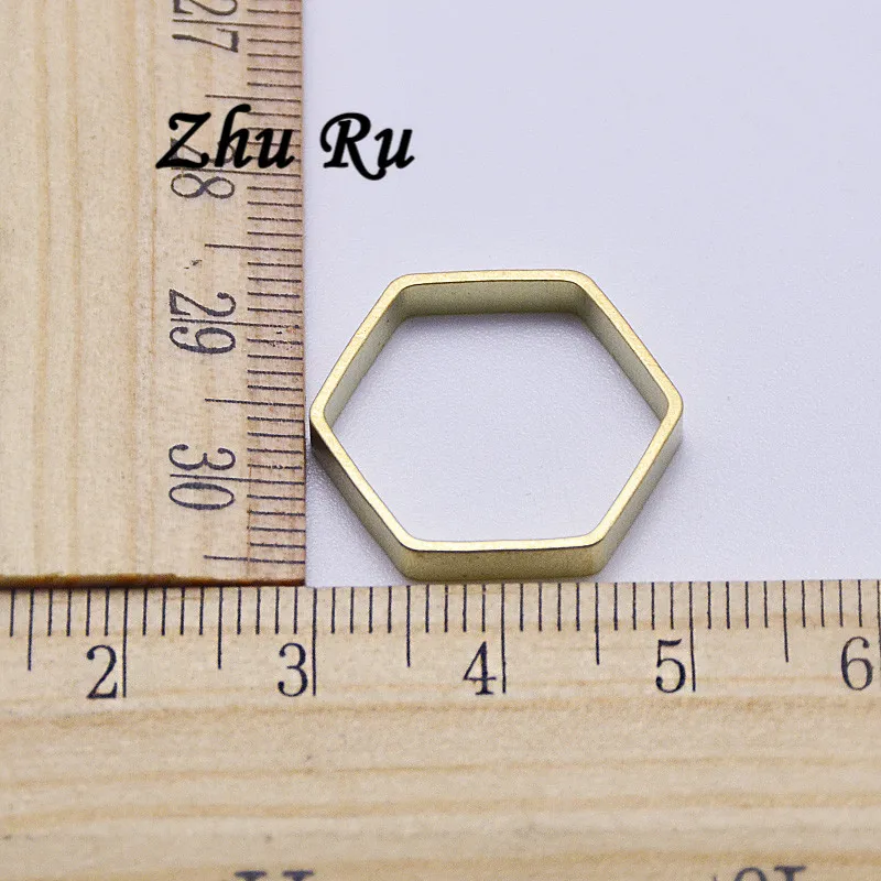Zhu ru 20 штук шестиугольник Звезды Винтовые сота Хрустальный бензольное кольцо форма очарование Подвески Модные украшения делая Выводы DIY Handmad