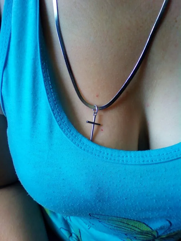 Простая Европейская мода трендовые подвески в стиле панк с крестом ожерелье для