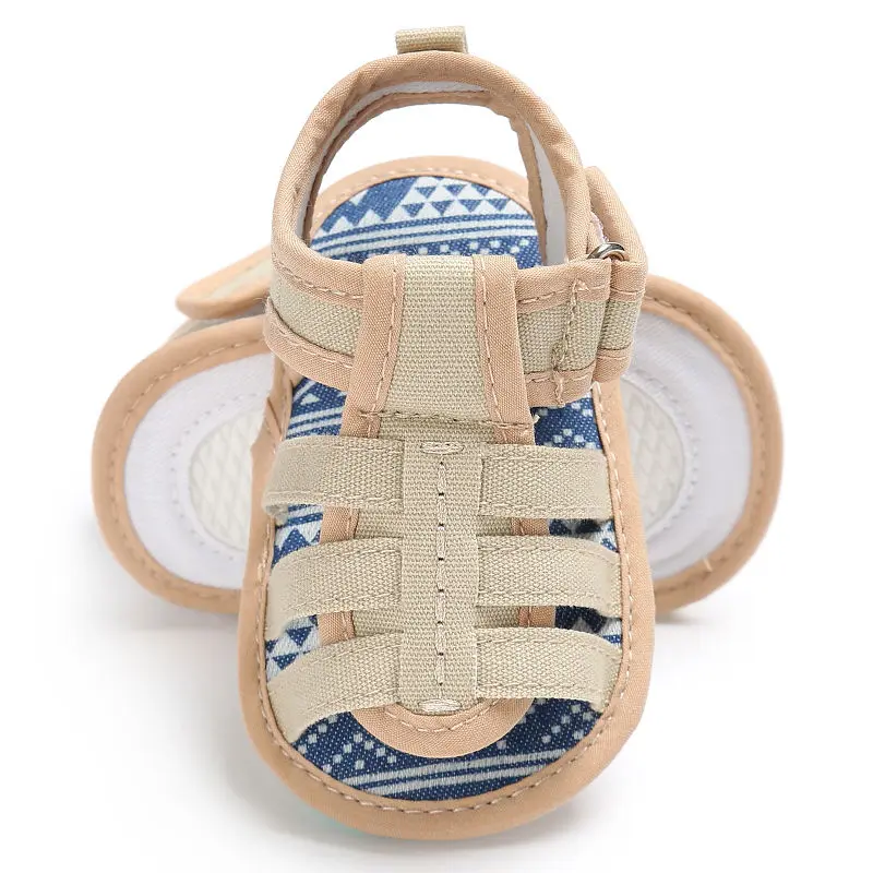 Сандалии мужские мягкие холщовые Повседневная летняя обувь для малышей