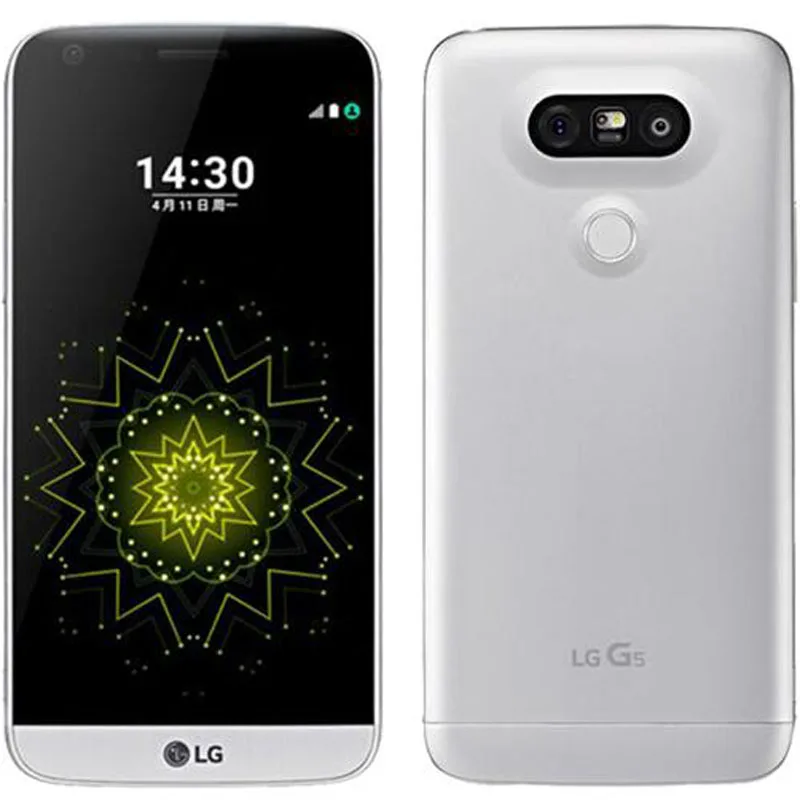 Silver Разблокированный мобильный телефон LG G5 H820 H850 Четырехъядерный 4 ГБ ОЗУ 32 Гб ПЗУ 5," Toush экран 16MP камера 4G wifi gps G5 Сотовый телефон - Цвет: Silver