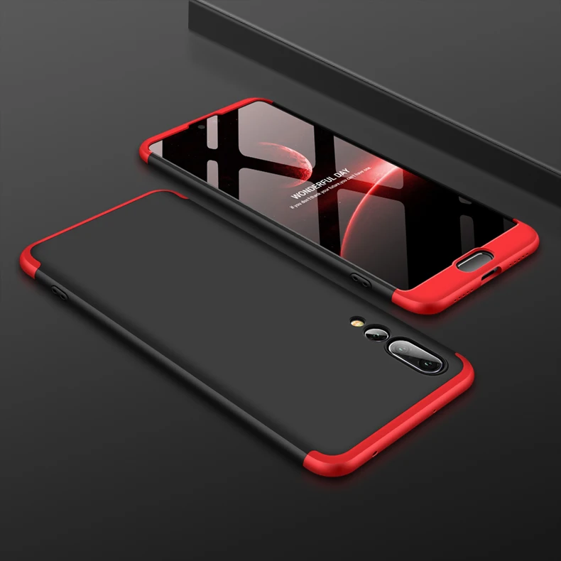 For Huawei P20 P8 P9 Pro lite 2017 Case 360 Full Body Hard Hybrid Plastic Protect Nova 3E P10 Plus Cover |