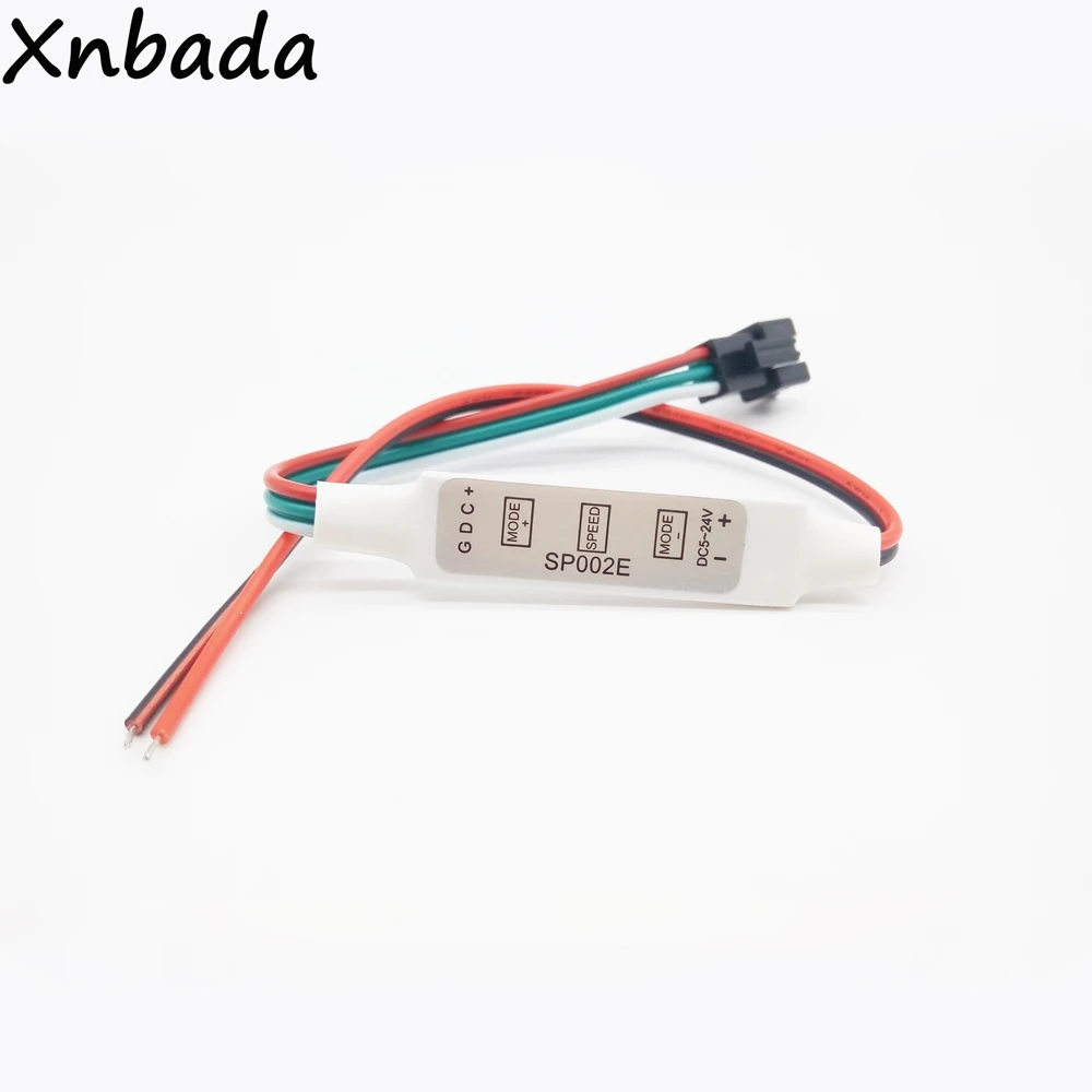 Мини контроллер светодиодов RGB SP002E с 3 клавишами для фотографий цвет мечты WS2811