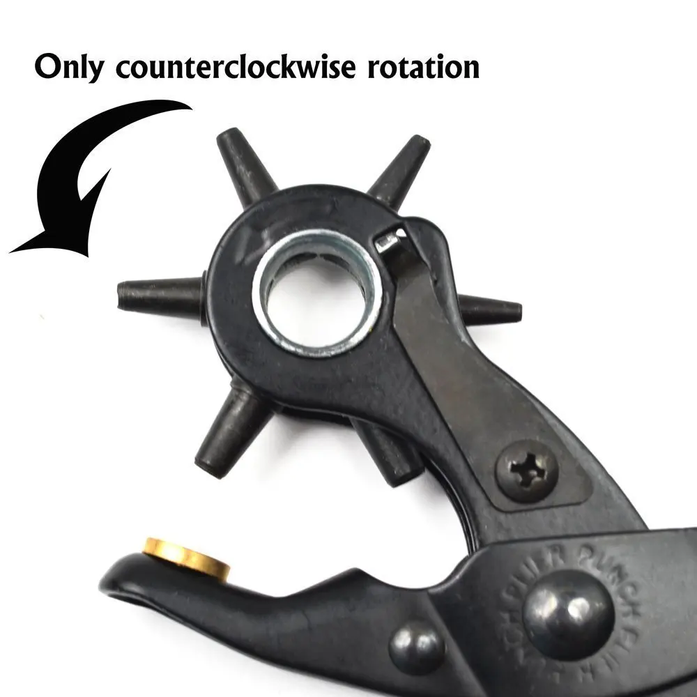 Плоскогубцы для Дырокол с кожаным ремнем 6 размеров насадки ручного изготовления