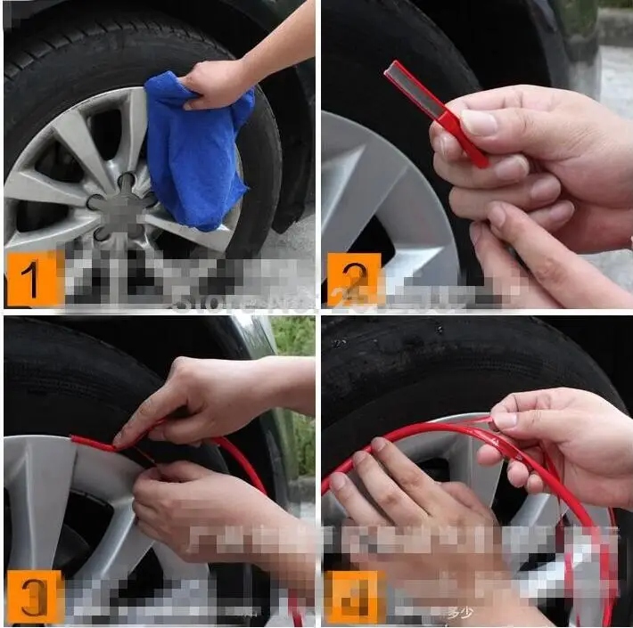 Наклейки на колеса автомобиля для Hyundai tucson 2016 passat peugeot 3008 dacia duster mitsubishi lancer asx prius