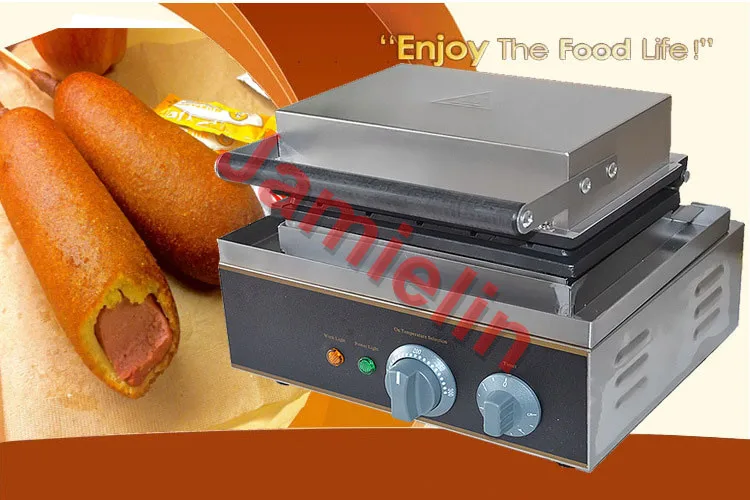 Jamielin коммерческий хот-дог Вафельница 220В/110В Электрический делая машину Ренч