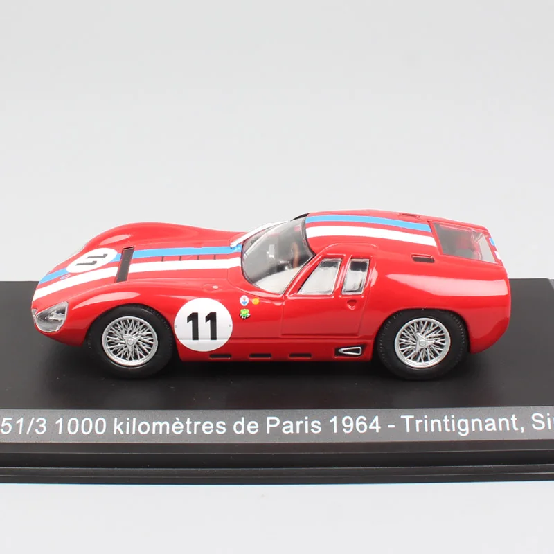 1/43 масштаб люкс Tipo 151 1000 км Парижа 1964 тринтинант Симон модель спортивный гоночный автомобиль Diecasts& игрушечный транспорт для детей