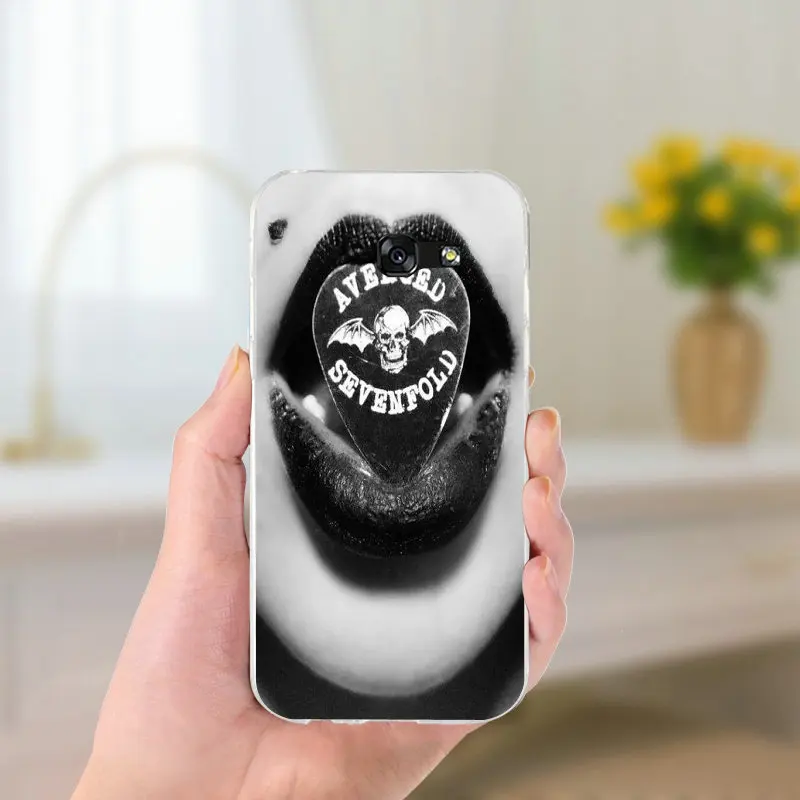 Avenged Sevenfold тонкий мягкий силиконовый чехол для телефона из ТПУ с принтом Samsung Galaxy A3