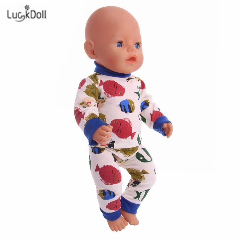 LUCKDOLL летняя модная игрушка в виде костюма подходит для 18-дюймовых американских