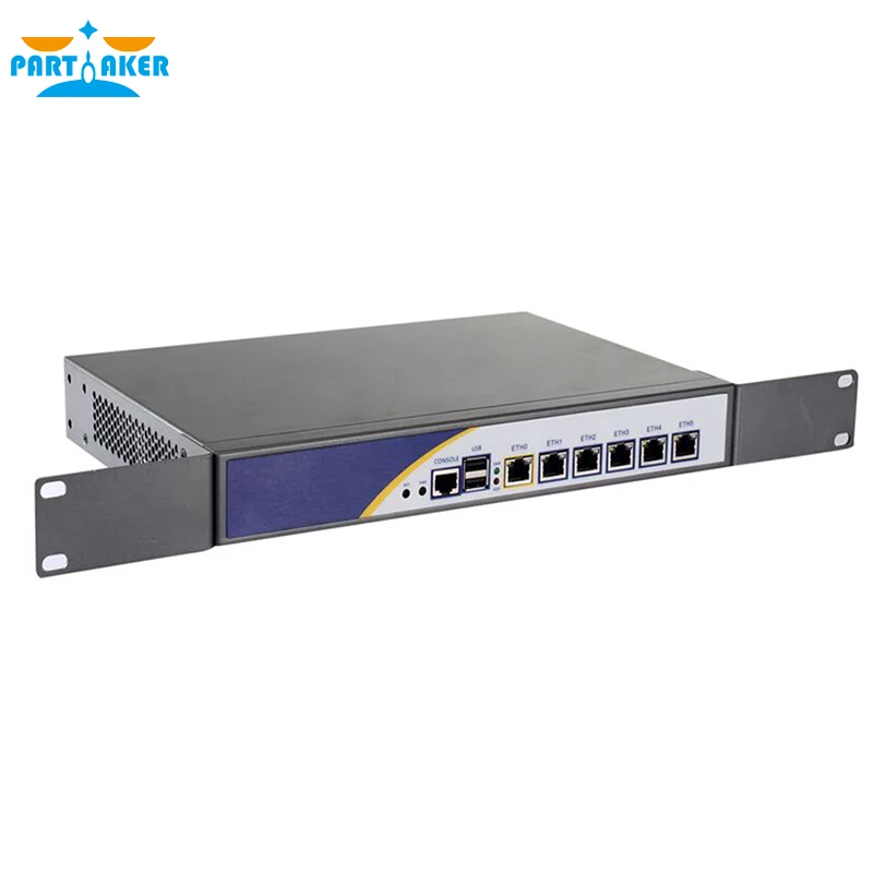 Partaker R5 vpn роутер Intel 1037U 2117U 4G RAM 128G SSD 6 портов LAN брандмауэр сервер|Сетевой экран и VPN|