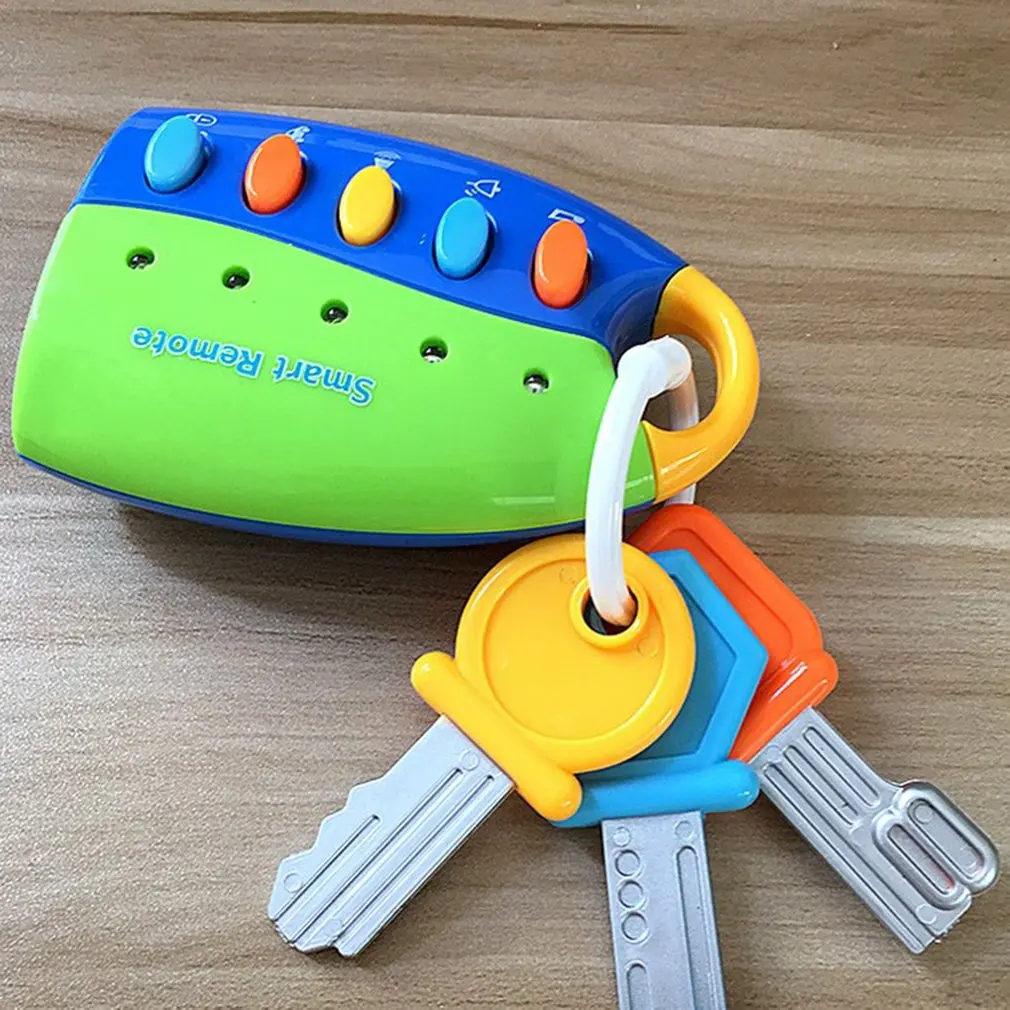 Детская имитация дистанционного управления автомобильный ключ замок игрушка