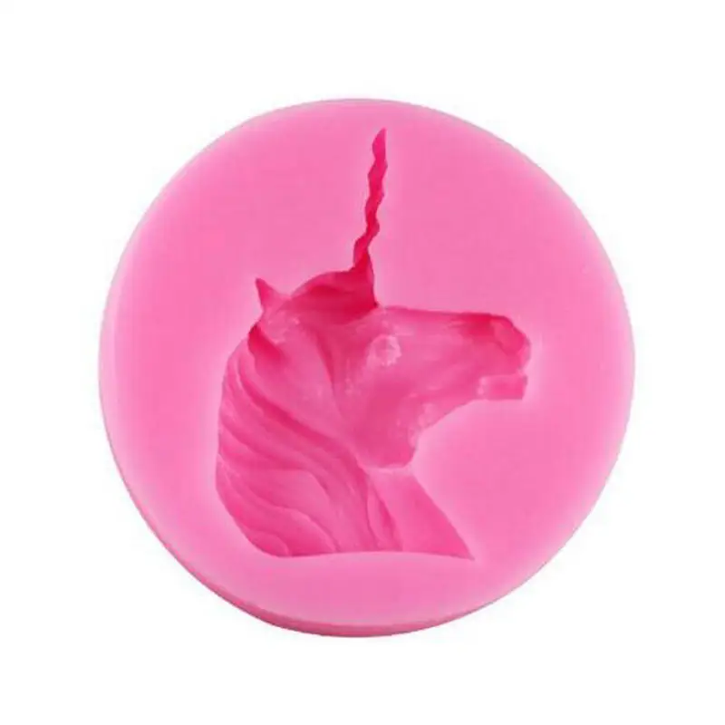 

3D Unicorn Cabochon Silicone Mold DIY Jewelry Pendant Accessories Charms Handmade Findings Fondant Baking Molds Resin Craft Art