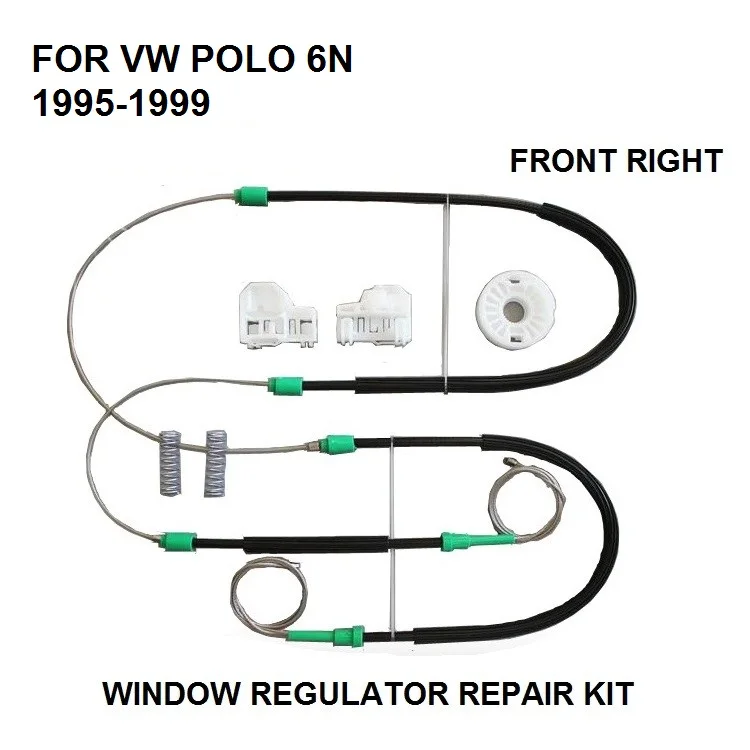 

WINDOW REGULATOR REPAIR KIT FOR VW POLO 6N FRONT-RIGHT NEW 1995-1999