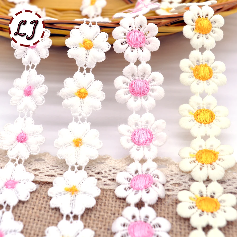 Новое поступление 1 ярд высококачественное украшение водорастворимый цветок в