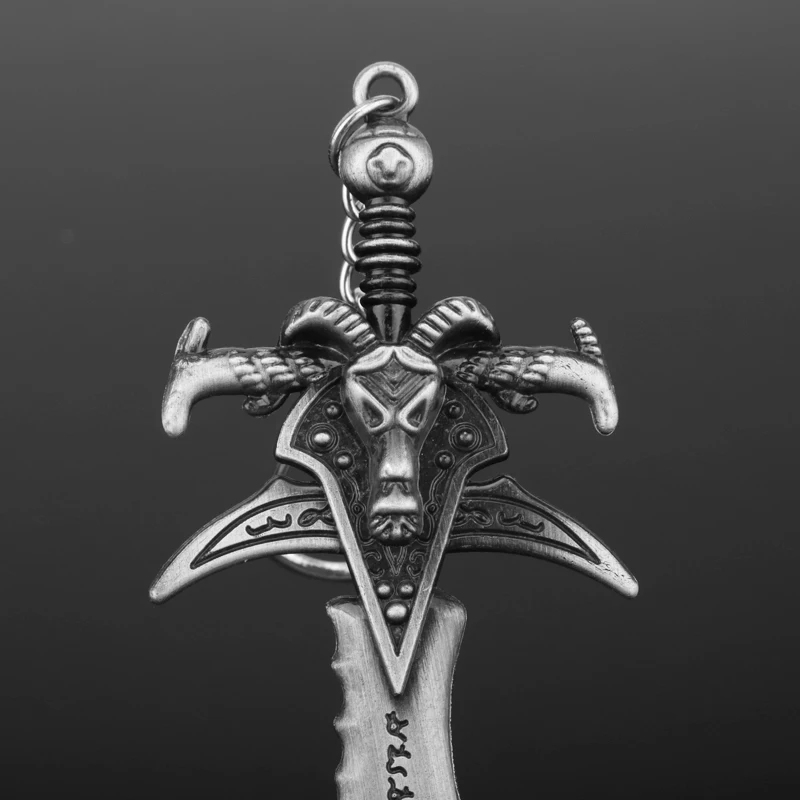 Популярная Игровая серия World of Key Ring Ретро металлическая фотоподвеска