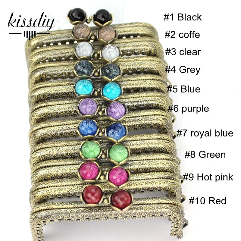 Рамки для кошелька KISSDIY из искусственной бронзы под старину 10 шт. 8 5 см 3 дюйма|coin