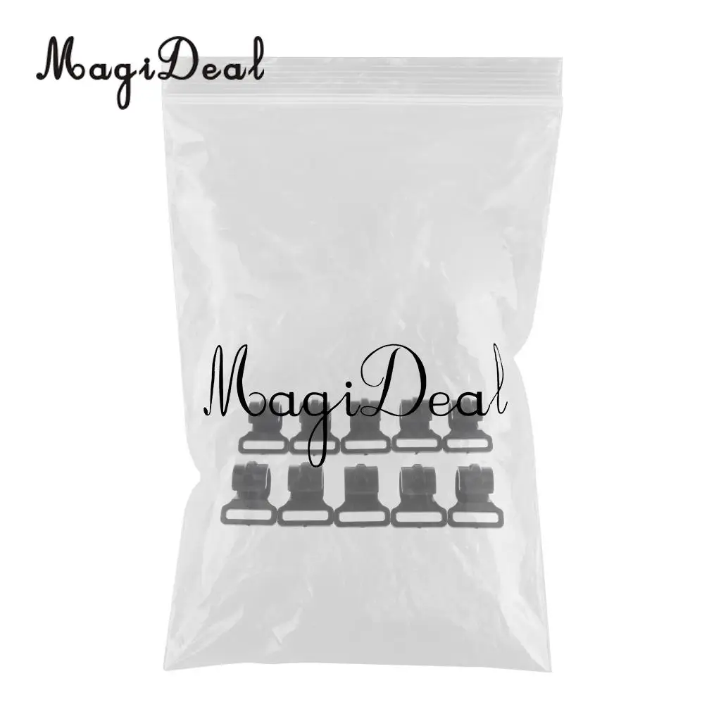 MagiDeal 10 шт. зажимы для палатки для кемпинга аксессуары для палатки на открытом воздухе Крюк Зажим Черный 2,5 см