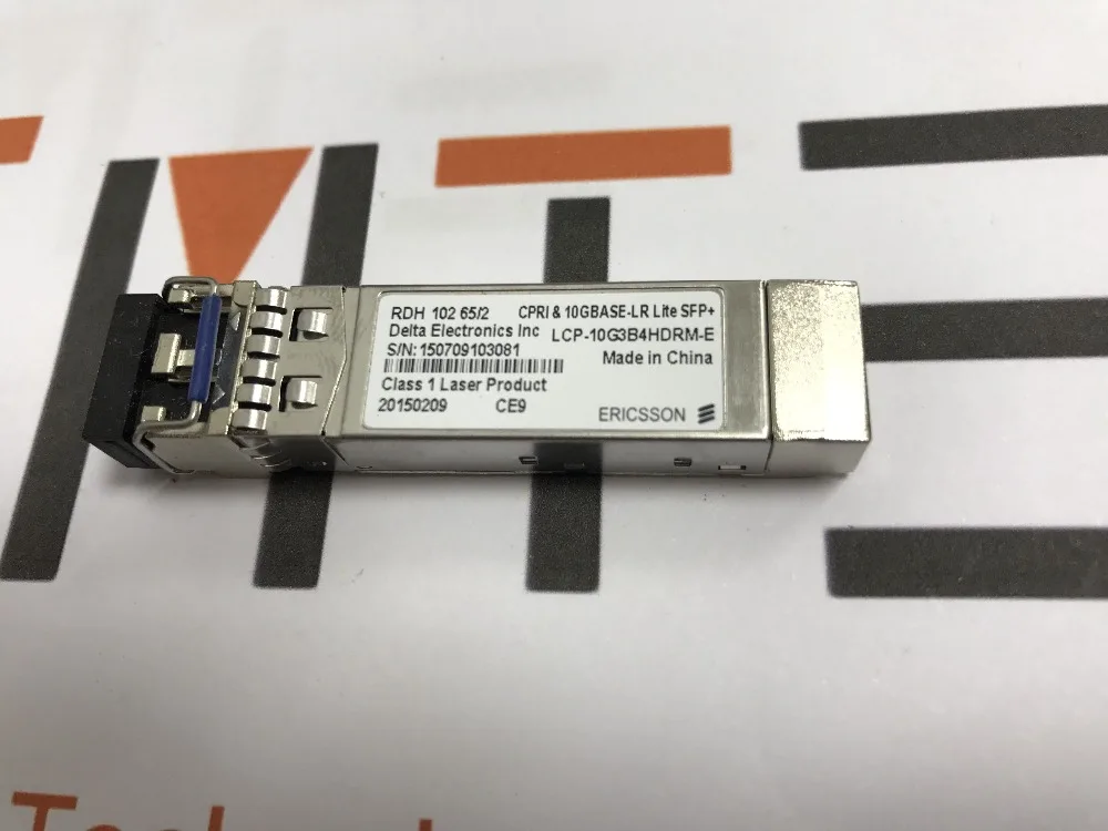 ERICSSON LCP 10G3B4HDRM E RDH 102 65/2 CPRI & 10GBASE LR Lite SFP + Delta Electronics Inc CE9 оптический
