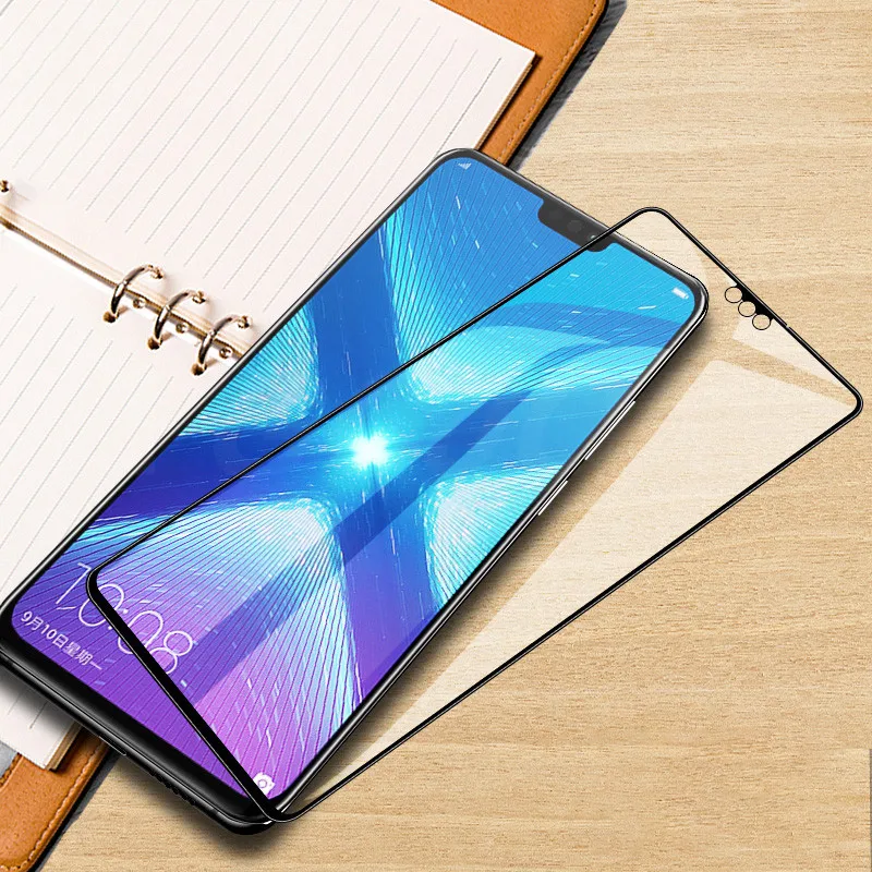 Закаленное стекло 11D с полным покрытием для Huawei Honor 8X Защитная пленка экрана huawei