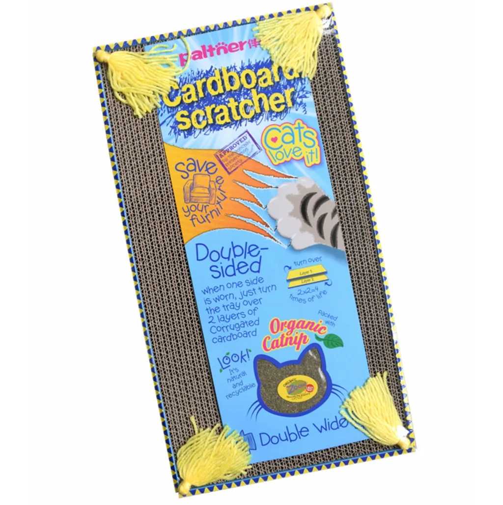 Большая Расширенная шерсть кошка коготь царапина доска гофрированная бумага