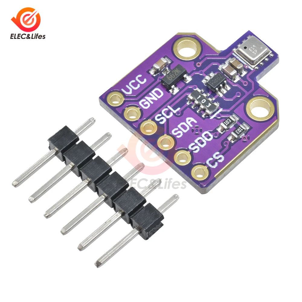 

CJMCU-680 BME680 Digital Temperature Humidity Barometric Pressure Sensor High Altitude Breakout Board Sensor Module for Arduino