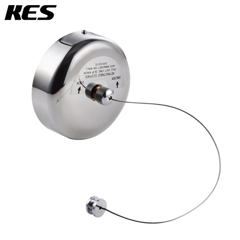 KES BCL210 SUS304 Выдвижная сушилка для одежды из нержавеющей стали с регулируемой
