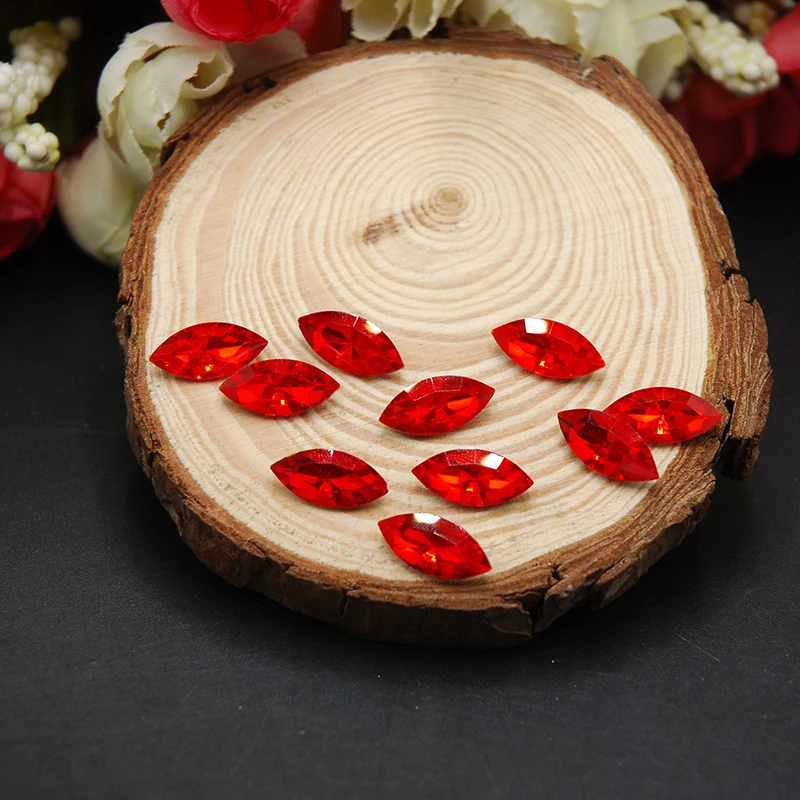 Блестящий хрустальный клей/пришивной с лошадью из стразов стекло для глаз