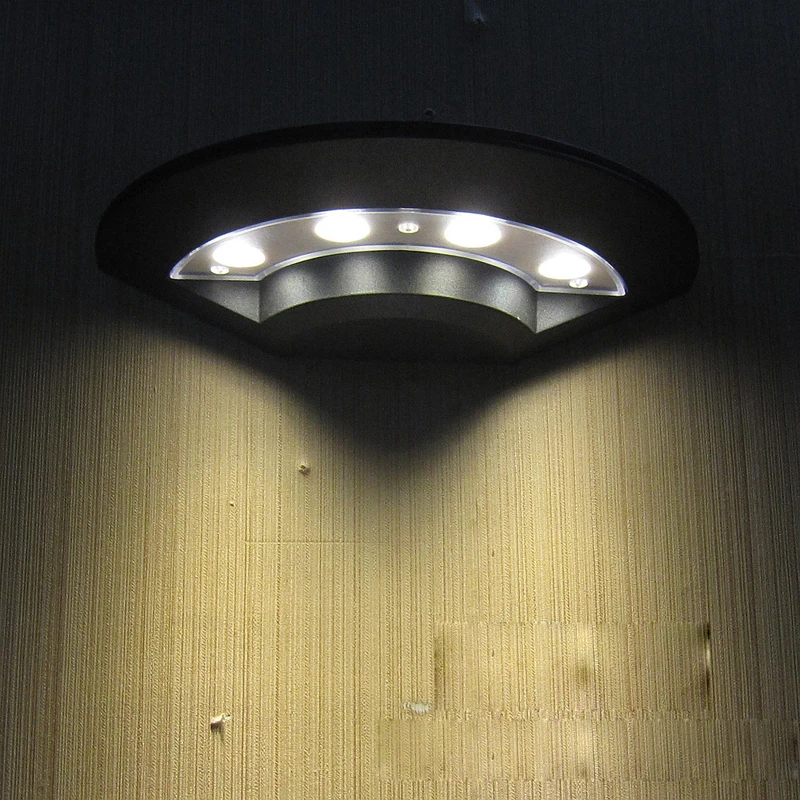 Современный светодиодный 4 Вт напольный настенный светильник крыльцо Сад света