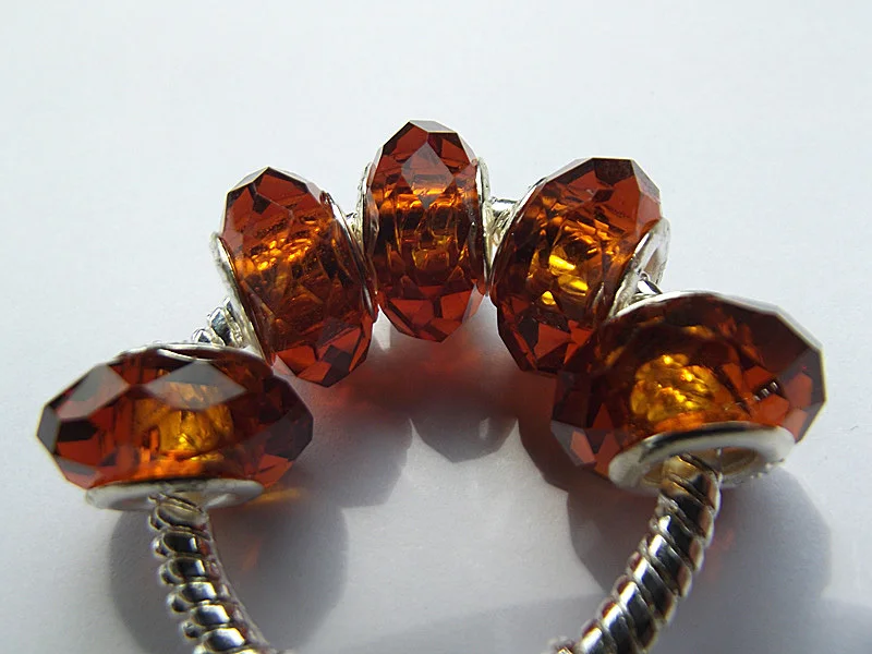 Оптовая продажа 50 шт. разделители для изготовления ювелирных изделий граненые