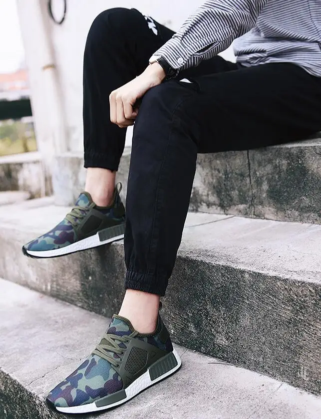 2018 Summer Outdoor Military Camouflage Men Casual Shoes Krasovki Army Green Trainers Ultra Boosts Zapatillas Deportivas Hombre | Обувь